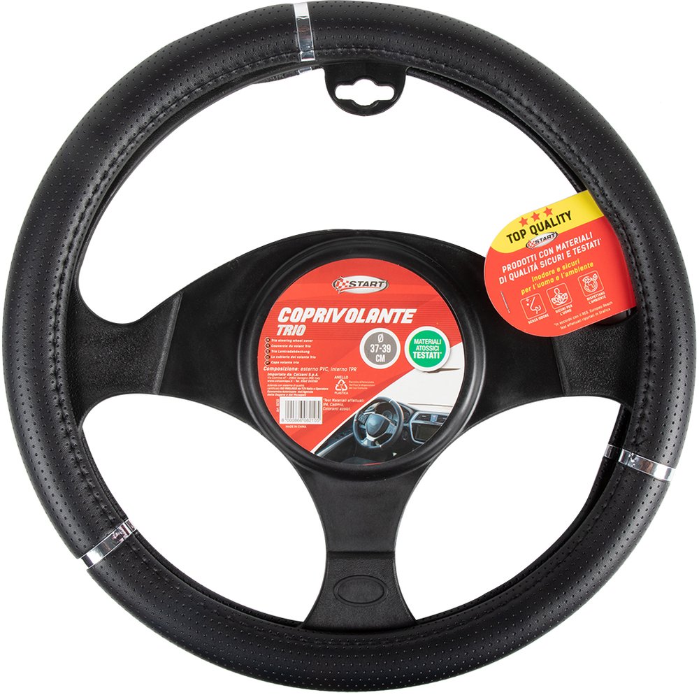 Coprivolante auto Trio antiscivolo diametro da 39 a 39 cm