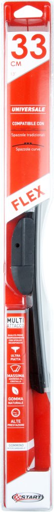 Spazzola Tergicristallo Curva 33 cm- 13" Universale per auto