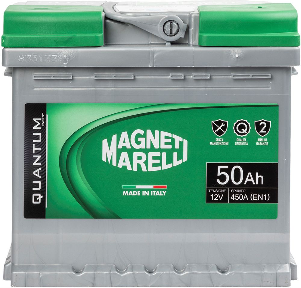 Magneti Marelli Batteria per auto 50AH 12V 450A EN1 per cassetta L1B