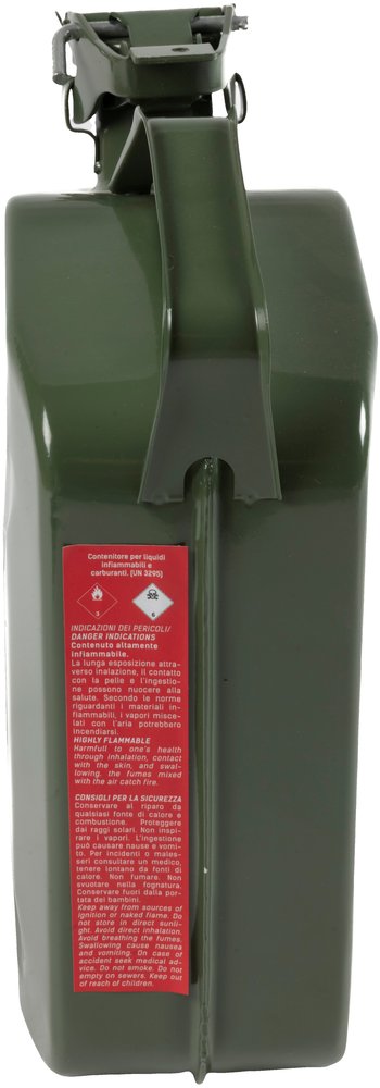 Tanica in ferro antiscoppio carburante 5L - Image 4