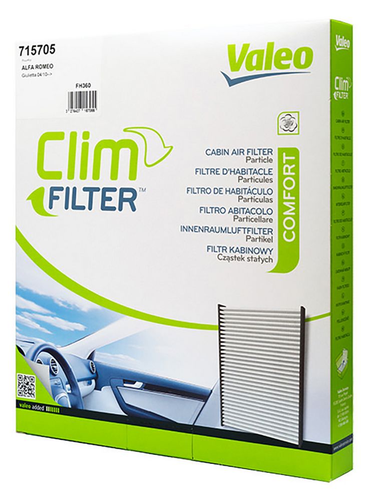 Clim Filter Comfort filtro abitacolo auto particellare Giulietta