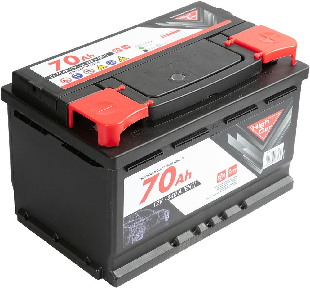Batteria Auto da 70AH 540A 12V polo positivo destro cassetta L3B