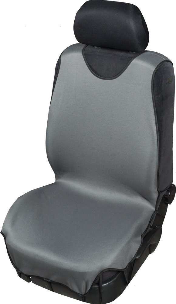 T-Shirt Coprisedile Singolo anteriore auto universale grigio