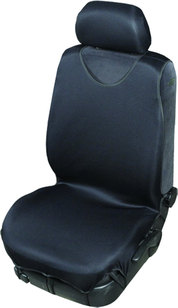 T-Shirt Coprisedile Singolo anteriore auto universale nero