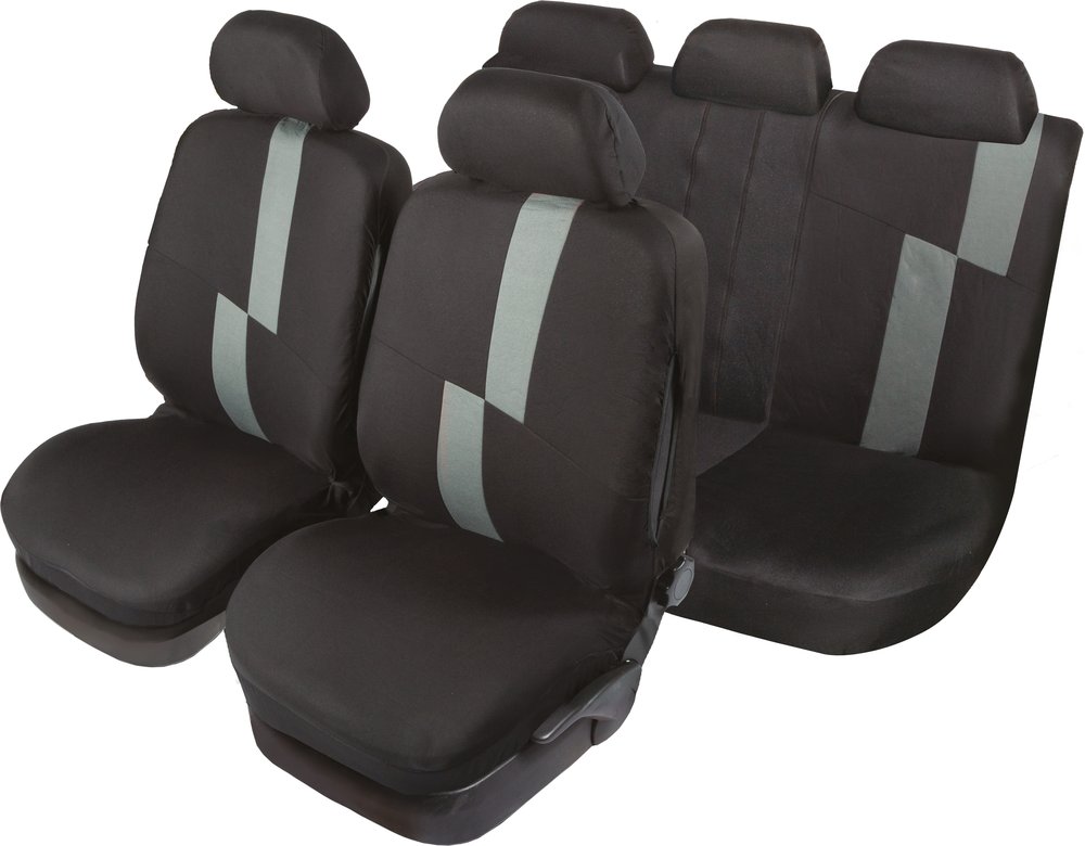 Set Completo Coprisedili Flash Universale nero-grigio