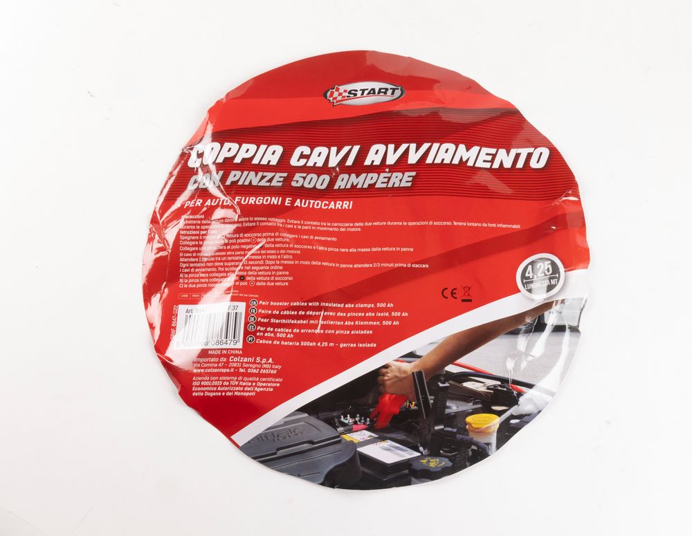 Cavi Batteria 500AH 4,25MT con Pinze Isolate – Avviamento Sicuro e Veloce - Image 3