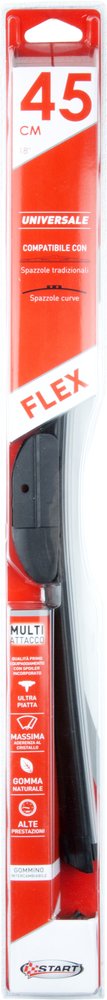 Spazzola tergicristallo Curva 45 cm-18" Universale per auto