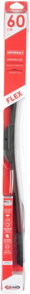 Spazzola tergicristallo Curva 60 cm-24" Universale per auto