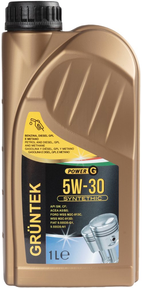 Olio Power-G sintetico 1L 5W30 per motoridiesel e benzina