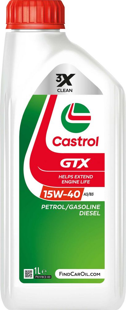 Olio lubrificante motore auto minerale GTX 15W40 1L Oil