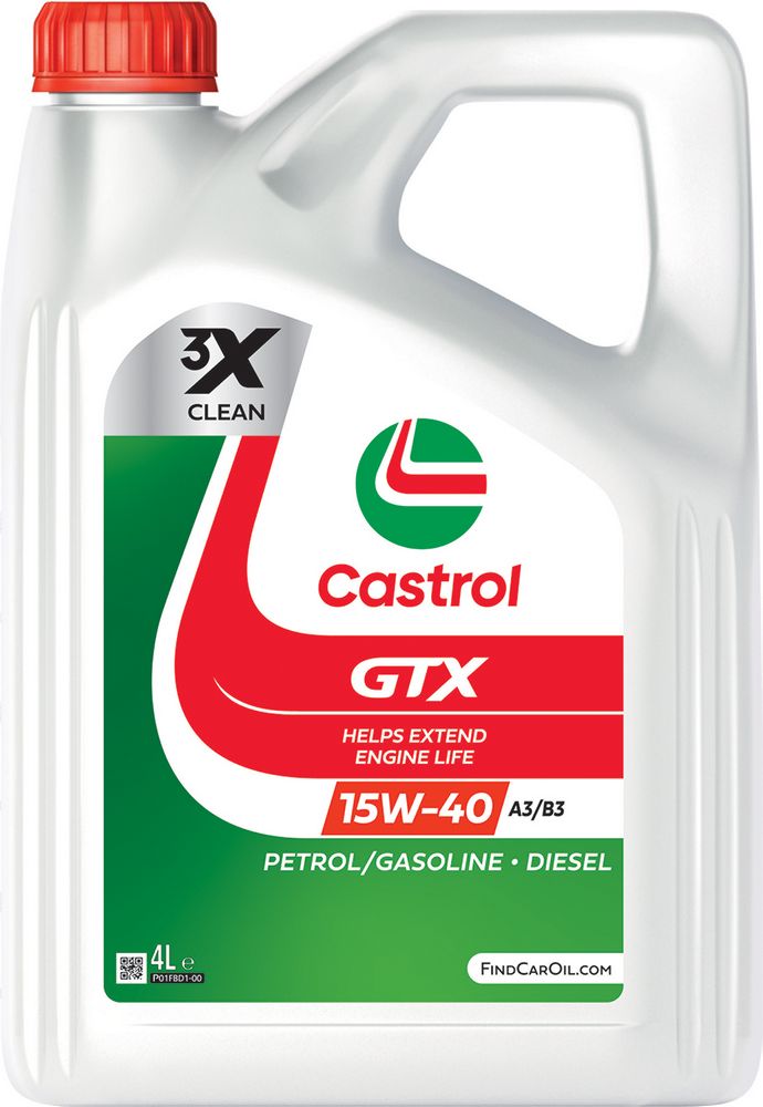 Olio lubrificante sintetico motore auto GTX 15W40 4L Oil