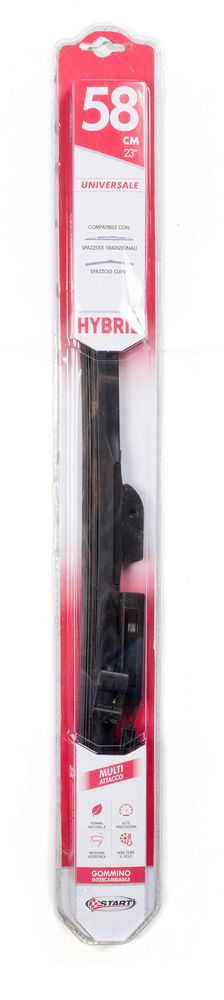 Spazzola tergicristallo singola Hybrid 58cm - 23"