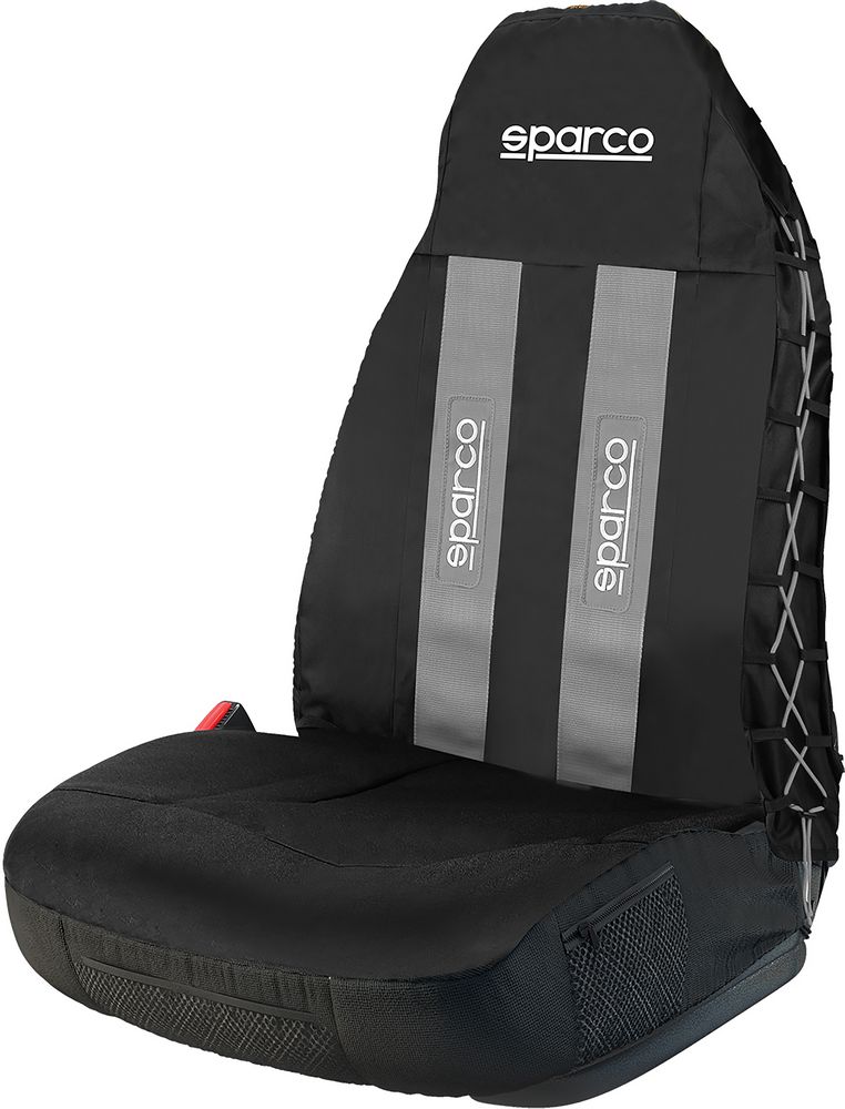3D coprisedile auto universale grigio con intreccio laterale