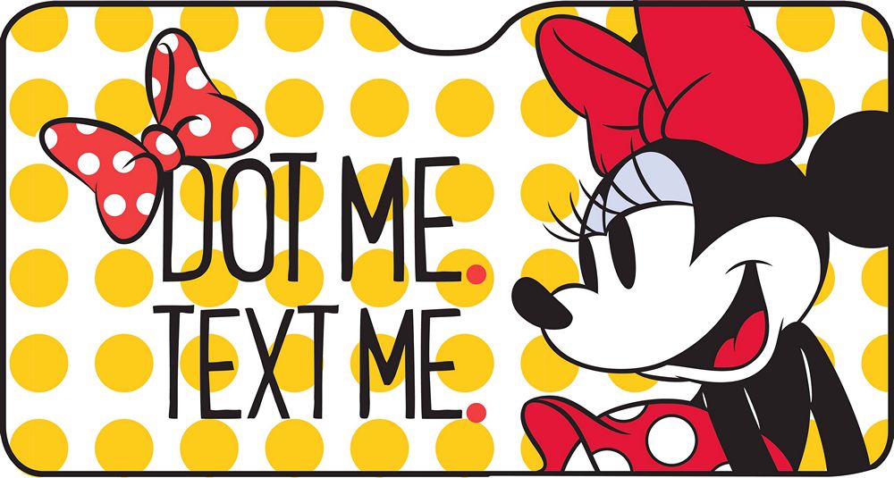 Parasole anteriore SUV 150x80 cm Minnie – Protezione solare Disney bambine