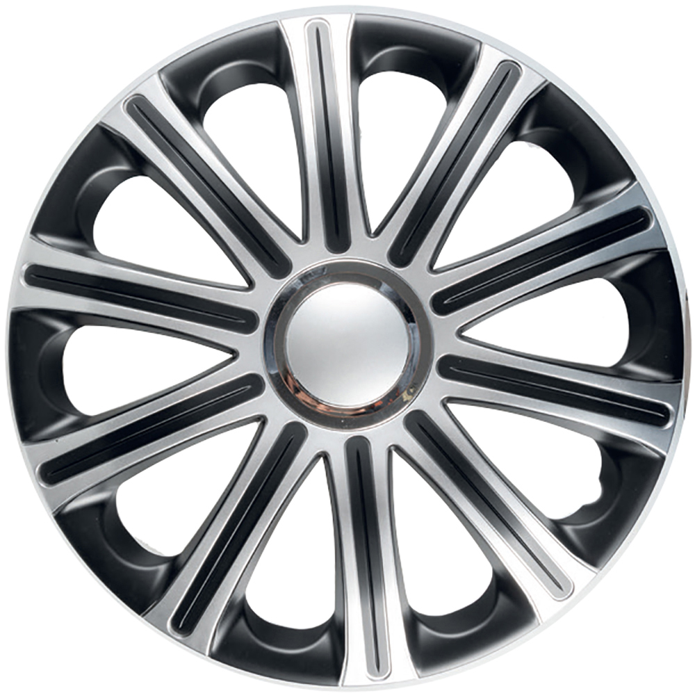 Borchie Modena Ner/Grig 15" set calotte auto in scatola