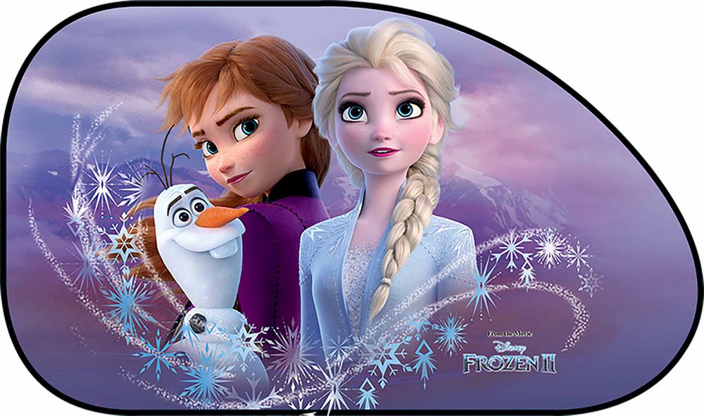 Coppia tendine laterali auto Frozen 2 38x65 cm – Protezione solare Disney