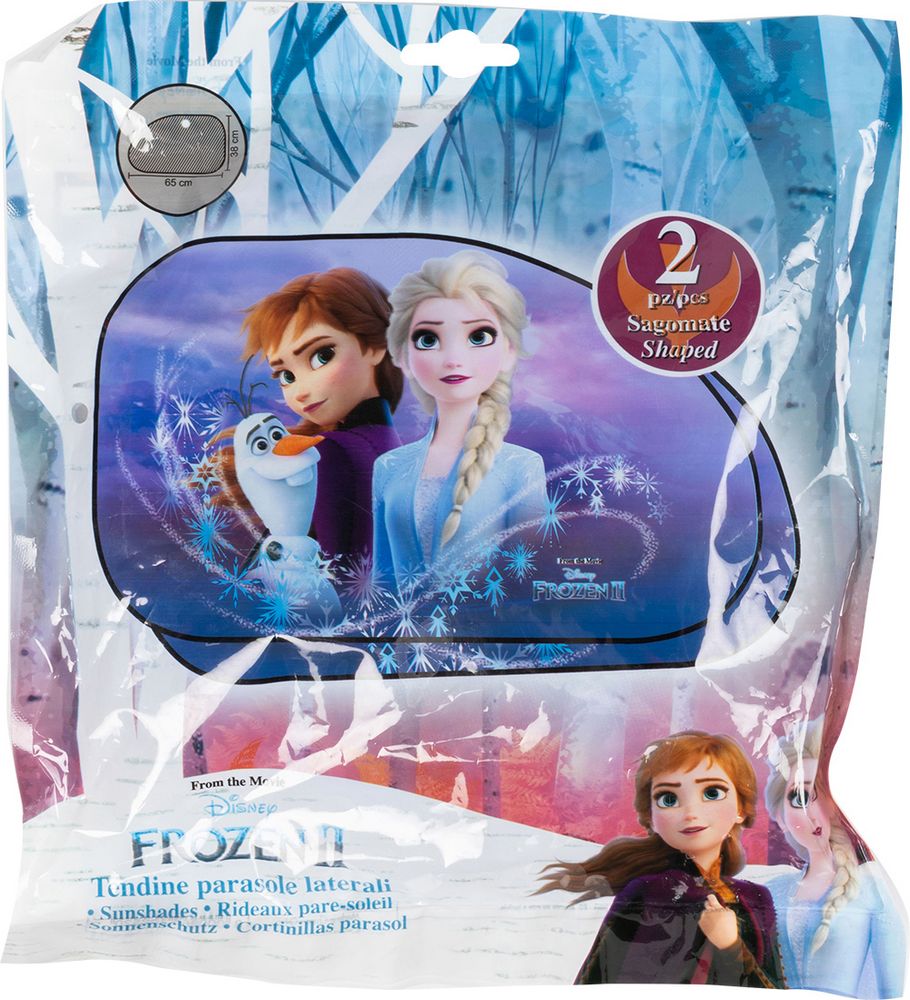 Coppia tendine laterali auto Frozen 2 38x65 cm – Protezione solare Disney - Image 3