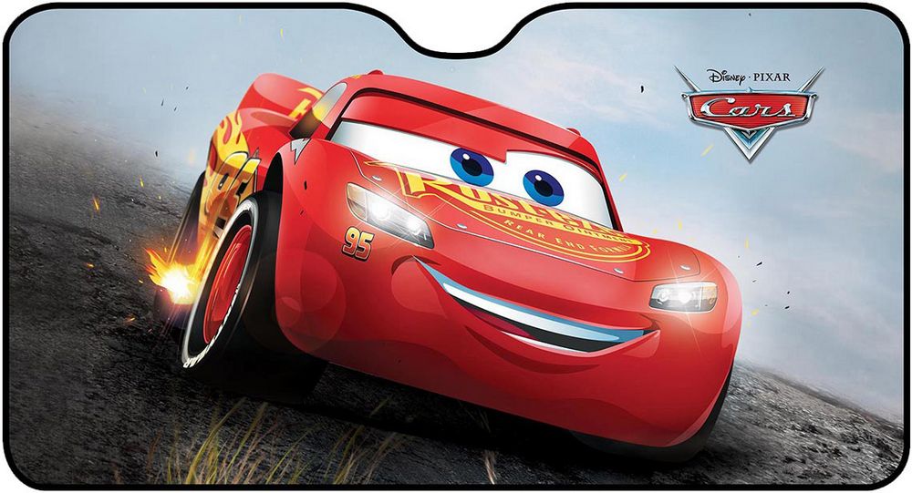 Parasole auto Cars Saetta McQueen 130x70 cm – Protezione solare Disney
