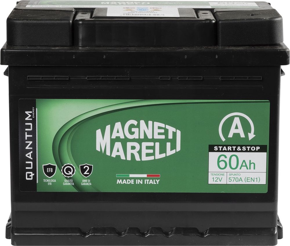 Magneti Marelli Batteria auto 60AH 12V 520A Start e Stop