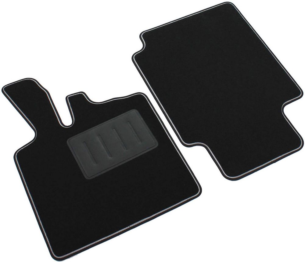 Set 4 Tappetini auto Smart ForTwo W450 dal 1998-2007, Coupè e Cabriolet Moquette Neri antiscivolo Sprint04200