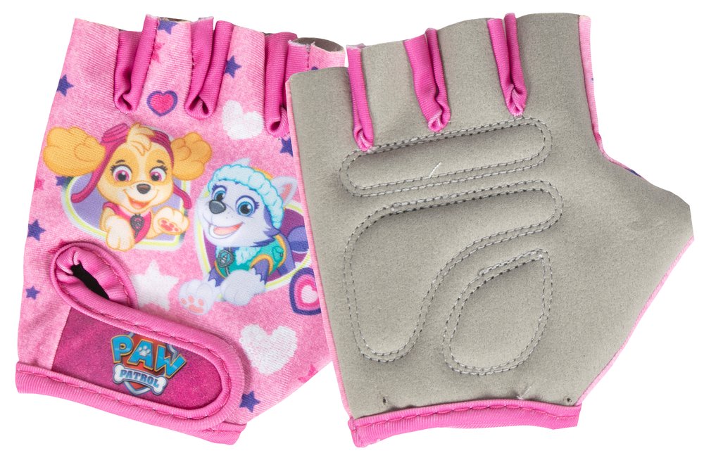 Coppia guanti bici Paw Patrol senza dita girl