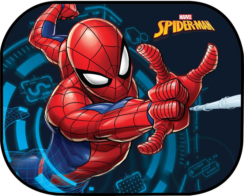 Tendina laterale auto statica extra dark Spiderman 44x35 cm uomo ragno