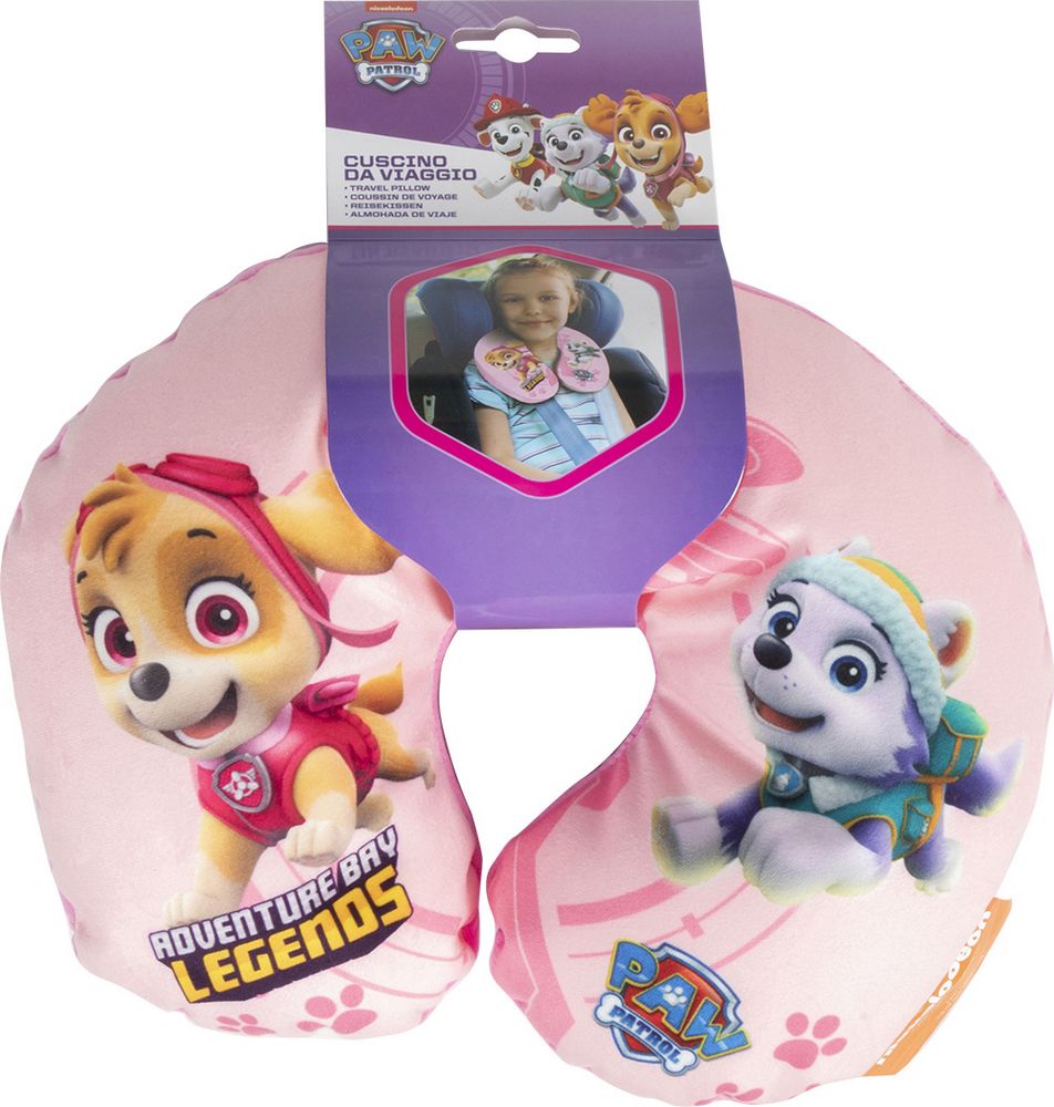 Cuscino collo bambina da viaggio rosa girl - Image 4
