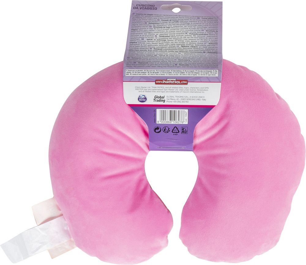 Cuscino collo bambina da viaggio rosa girl - Image 5