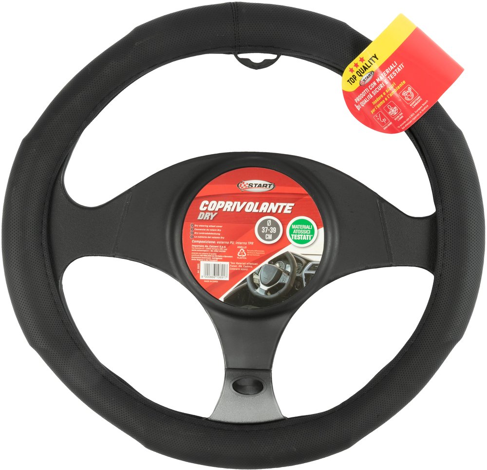 Coprivolante auto Dry diametro 37-39 cm nero, universale