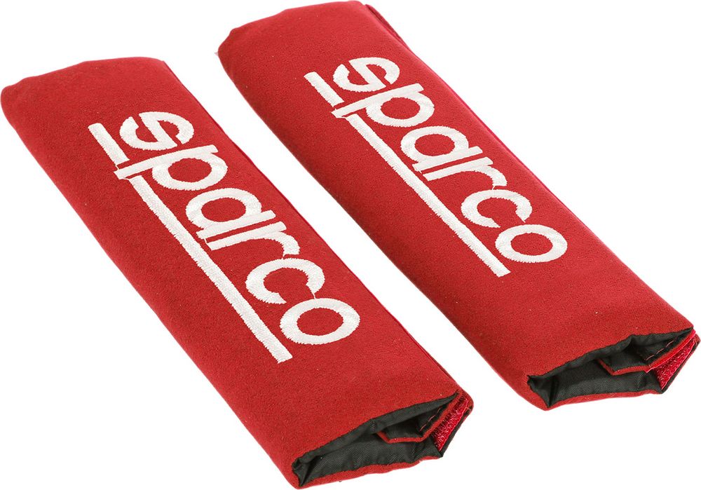 Set 2 pezzi di cuscinetti passacintura SPC1204 universali per auto rossi