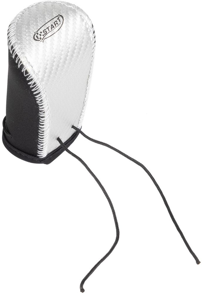Cuffia copripomello leva cambio auto nero/grigio elasticizzato universale
