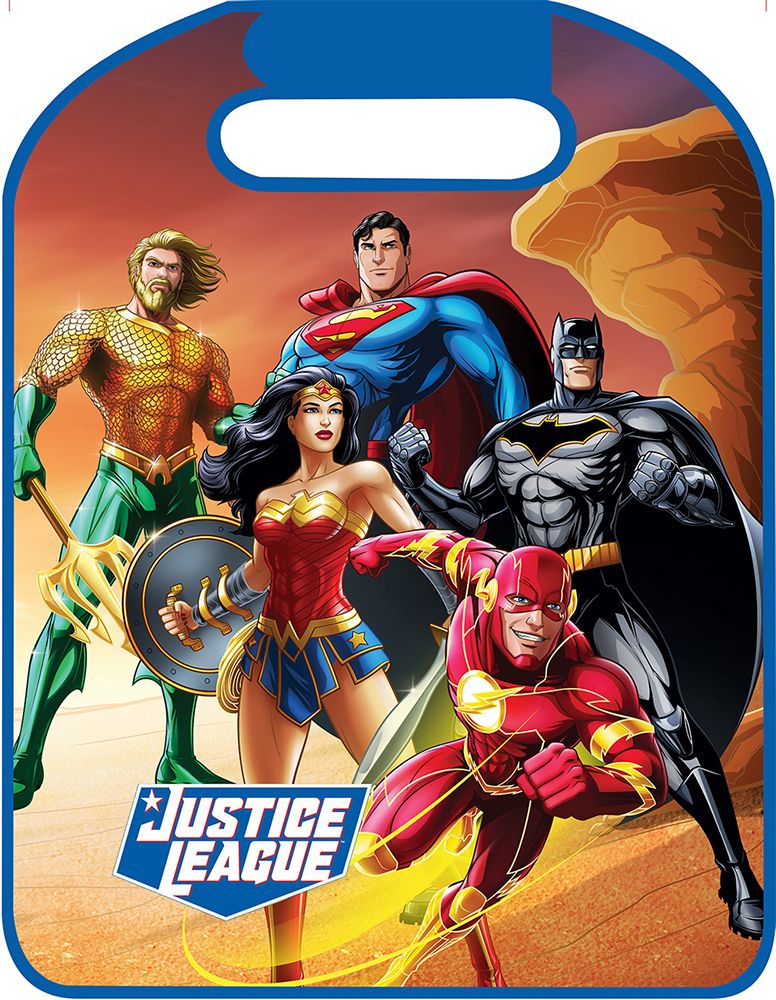Proteggisedile auto sedile anteriore viaggi Justice League bambino