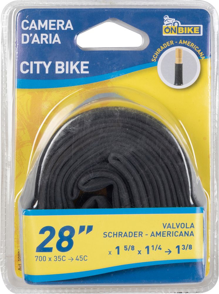 Camera d’Aria 28” con Valvola Schrader per MTB e City Bike Adulti