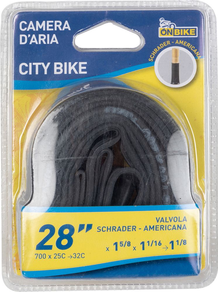Camera d’Aria 28” con Valvola Schrader per MTB e City Bike Adulti