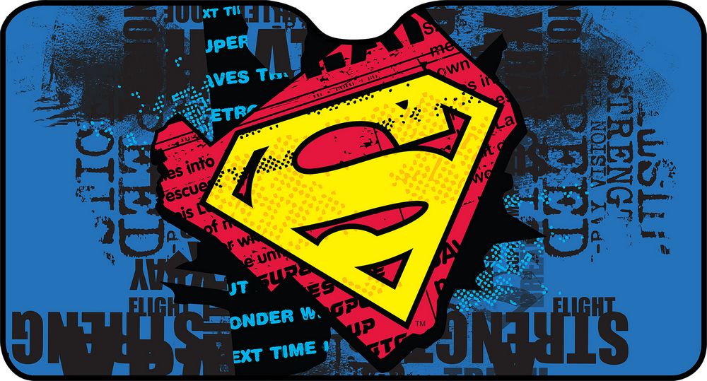 Parasole auto Superman 130x70 cm – Supereroe DC Comics in viaggio