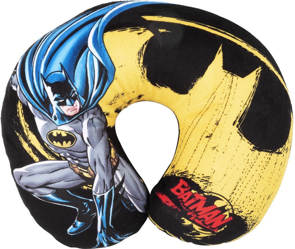 Cuscino collo da viaggio auto morbido Batman Bambino supereroi