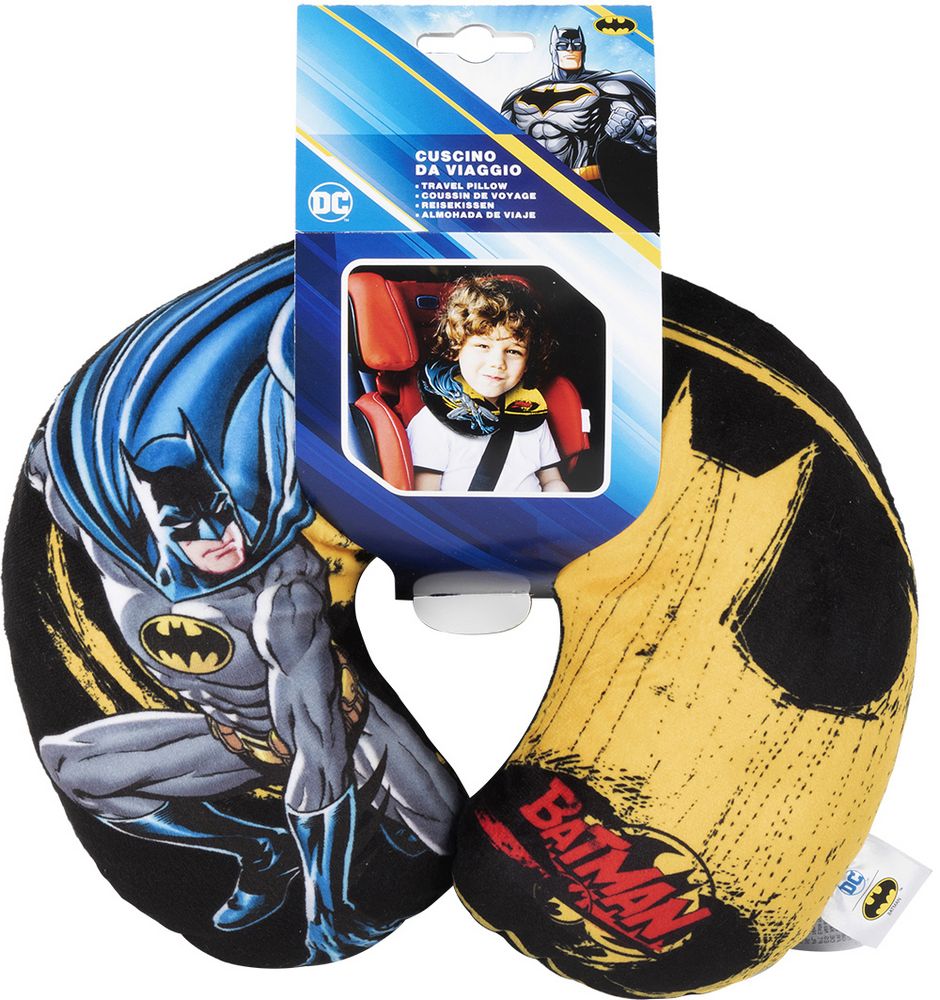 Cuscino collo da viaggio auto morbido Batman Bambino supereroi - Image 5