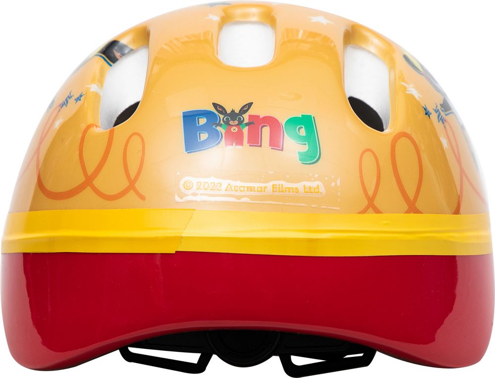Casco ciclo bambino coniglietto Bing bici bicicletta 44 -48 cm protezione giallo - Image 3