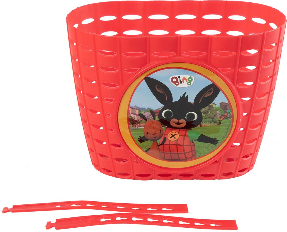 Cestino portaoggetti ciclo bambino coniglietto Bing rosso