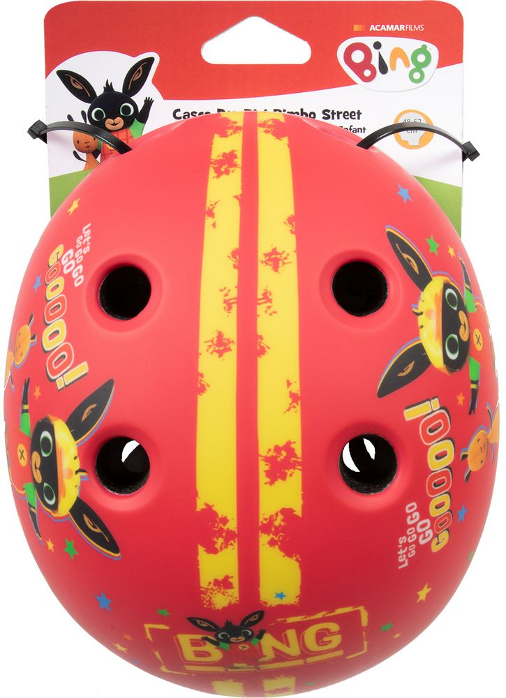 Casco street ciclo-skateboard bambino coniglietto Bing 48 -52 cm protezione rosso - Image 6