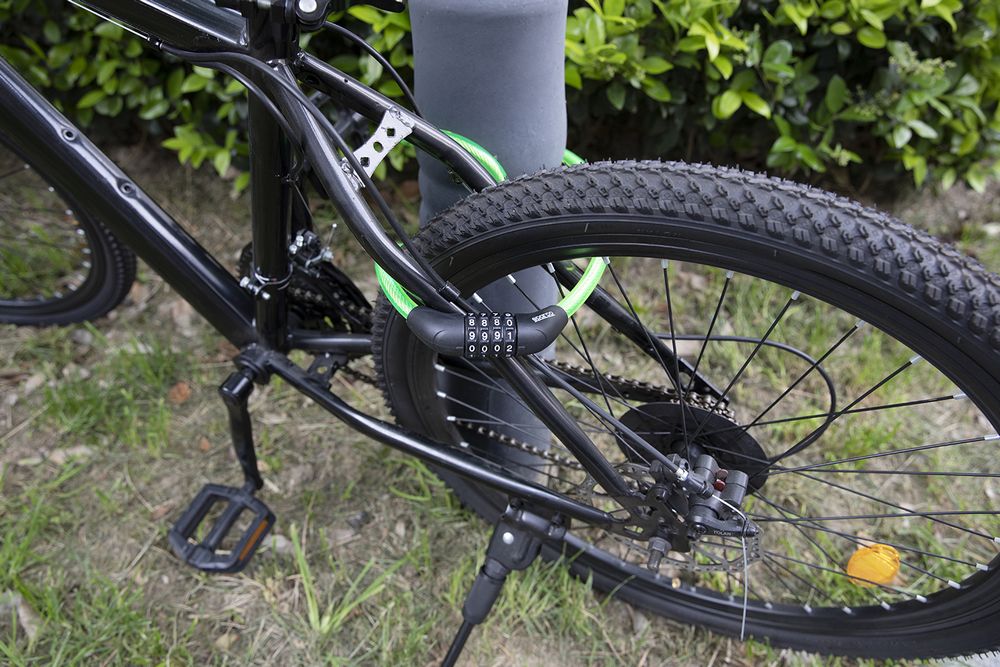 Lucchetto morbido per bici giallo con combinazione Sparco - Image 4