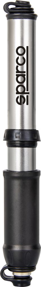 Mini pompa grigia per bicicletta in alluminio Sparco