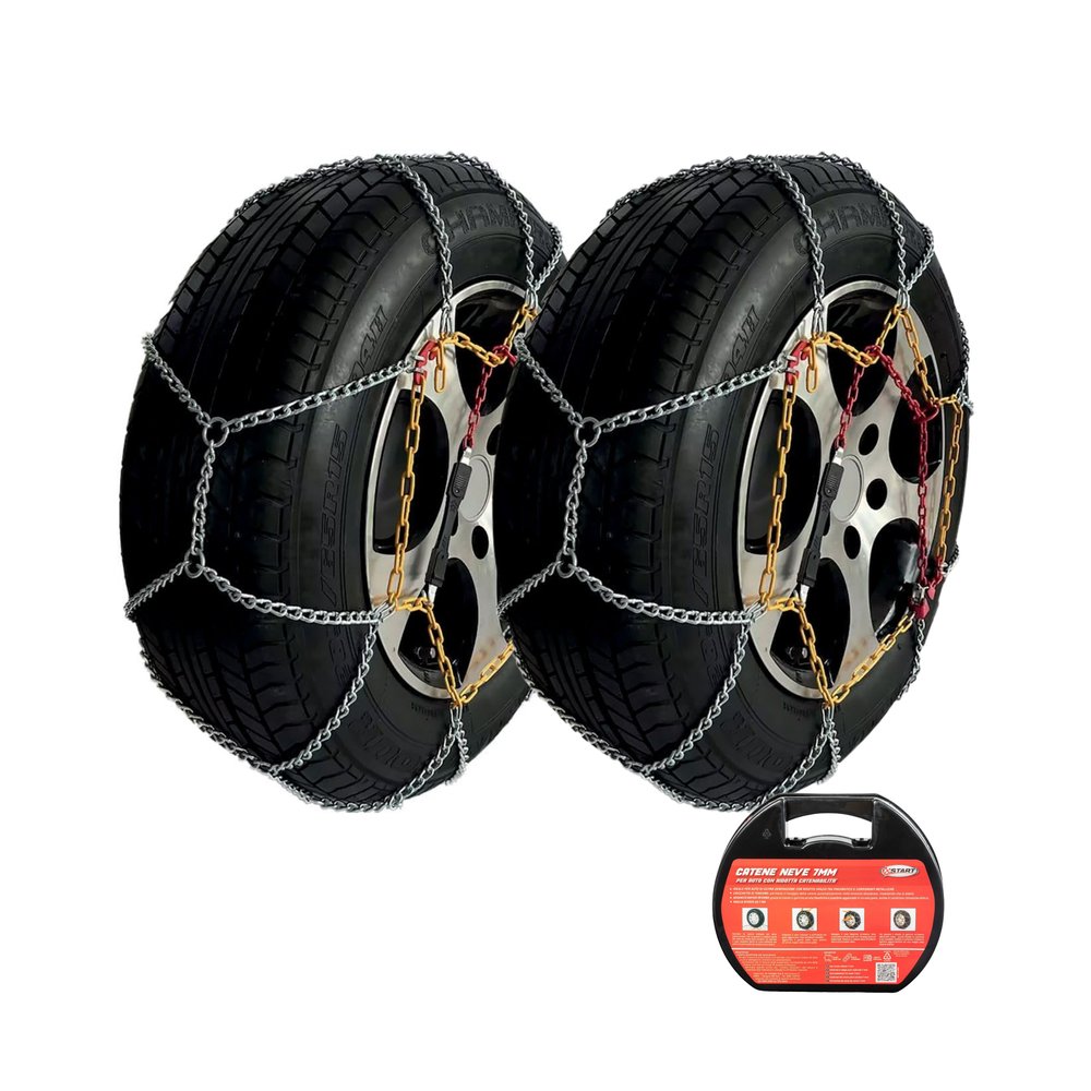 Set di 2 pezzi catene da neve - 7 millimetri gruppo 60