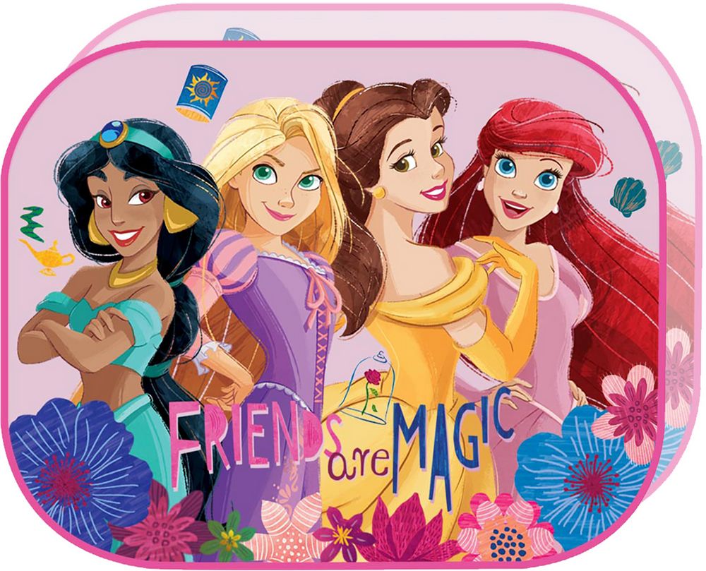 Tendine auto Disney Principesse 44x35 cm – Parasole laterale bambine