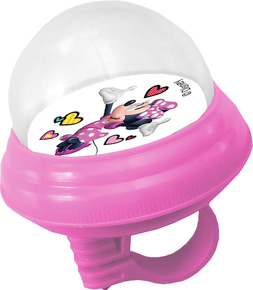 Campanello Disney Minnie Mouse per bicicletta da bambina, colore rosa