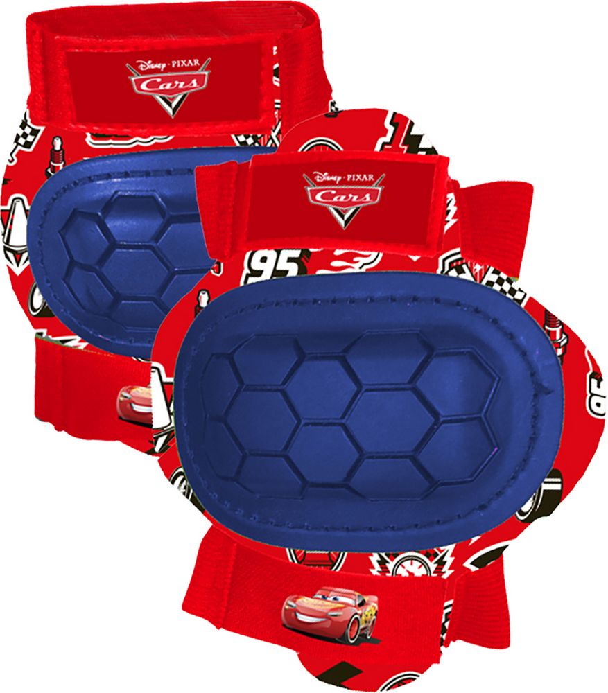 Kit con gomitiere e ginocchiere Disney Cars da bambino. Taglia XS (3-6 anni)
