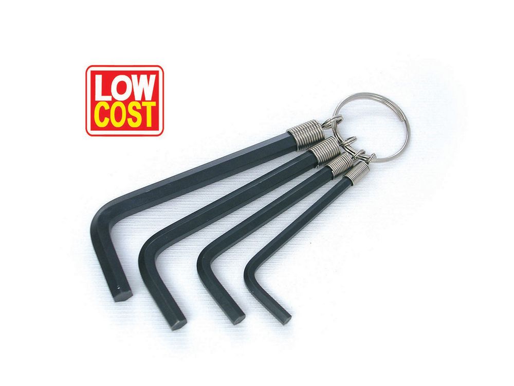 (E)SET QUATTRO CHIAVI A BRUGOLA MISURE 4-5-6-7 LC