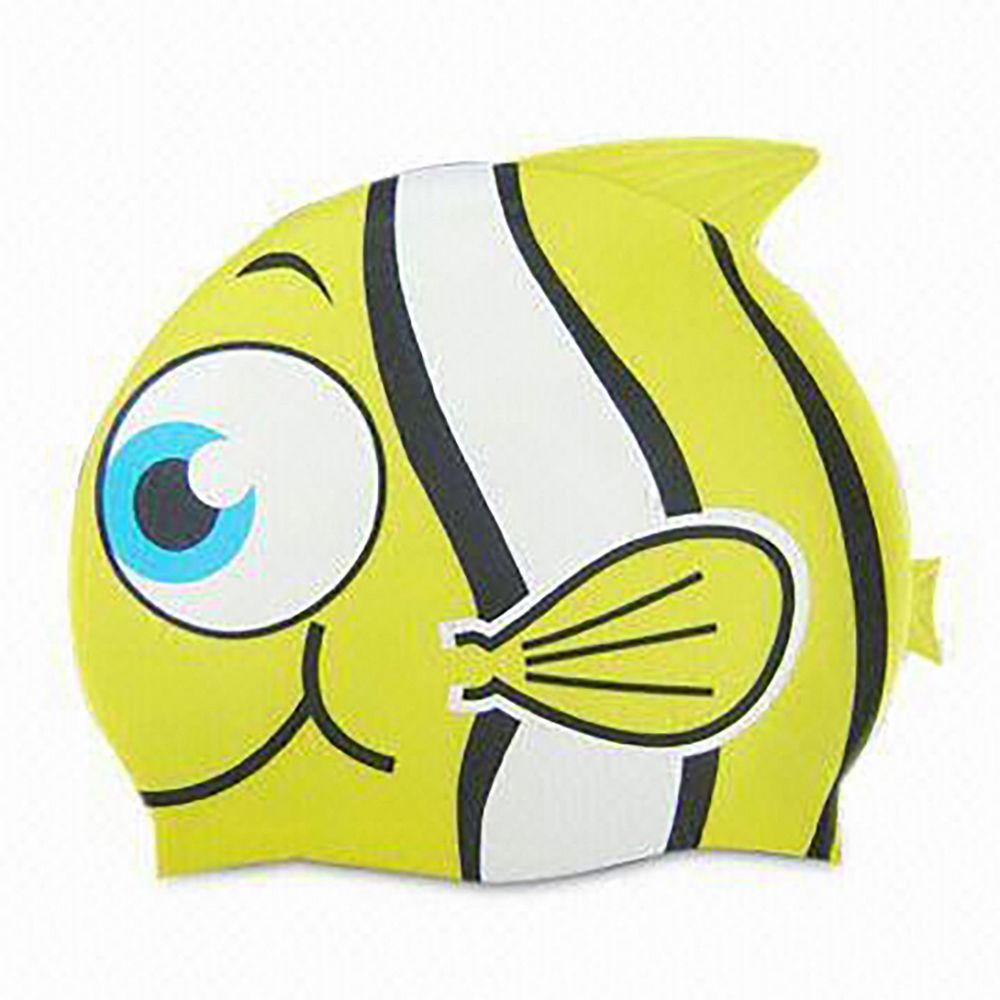 Cuffia Pesce in Silicone Elastico per Nuoto Piscina e Mare