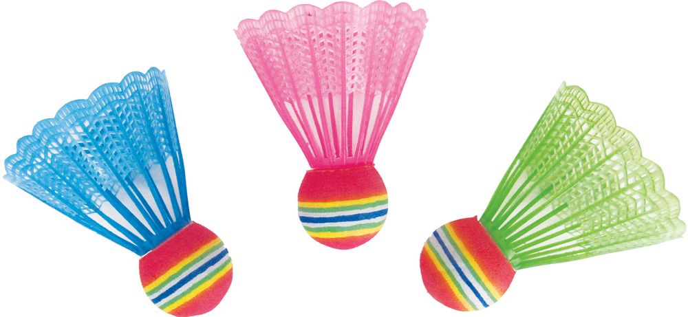 Set 3 Volani per Badminton, Leggeri e Resistenti per Gioco e Allenamento