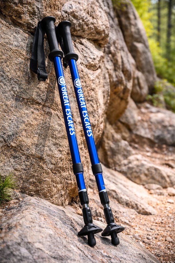 Bastone Telescopico Regolabile per Camminata ed Escursioni Outdoor - Image 3